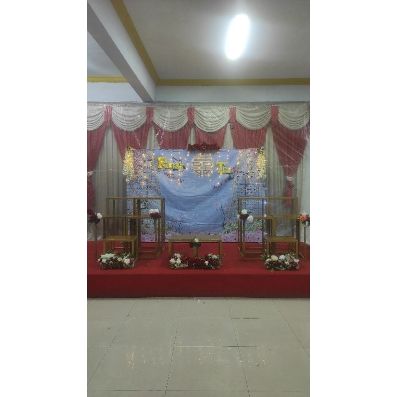 jasa dekorasi sangjit / sangjit lamaran + 12 box sangjit