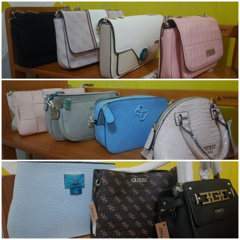 Tas Guess Original Factory Tali Rantai Panjang