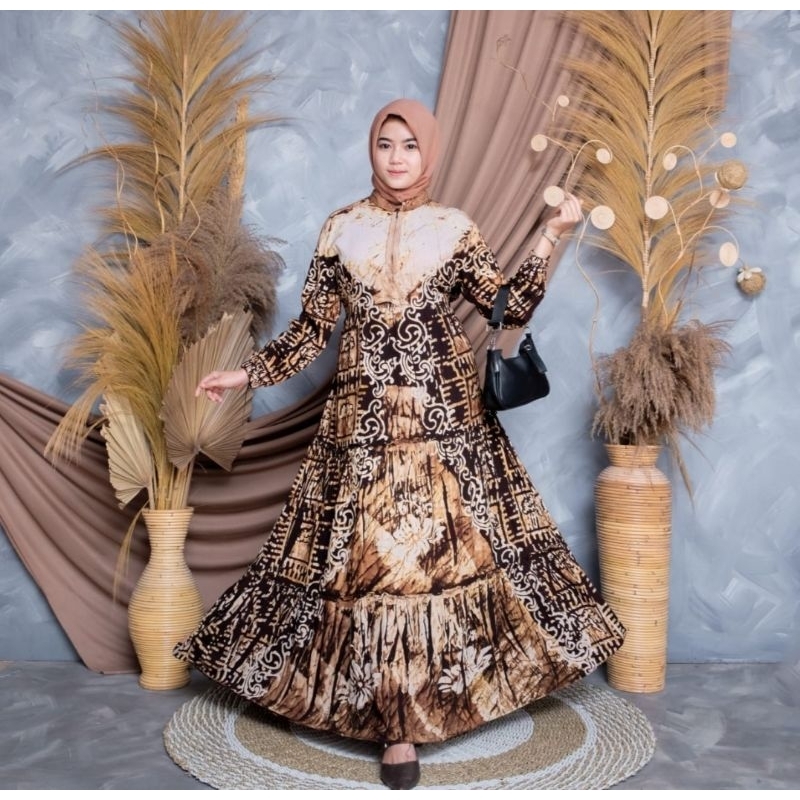 GAMIS TWILL ORI PEKALONGAN//GAMIS TWILL ORI TERBARU MALAMAN CAP//GAMIS WANITA TERMURAH TWILL ORI BUS