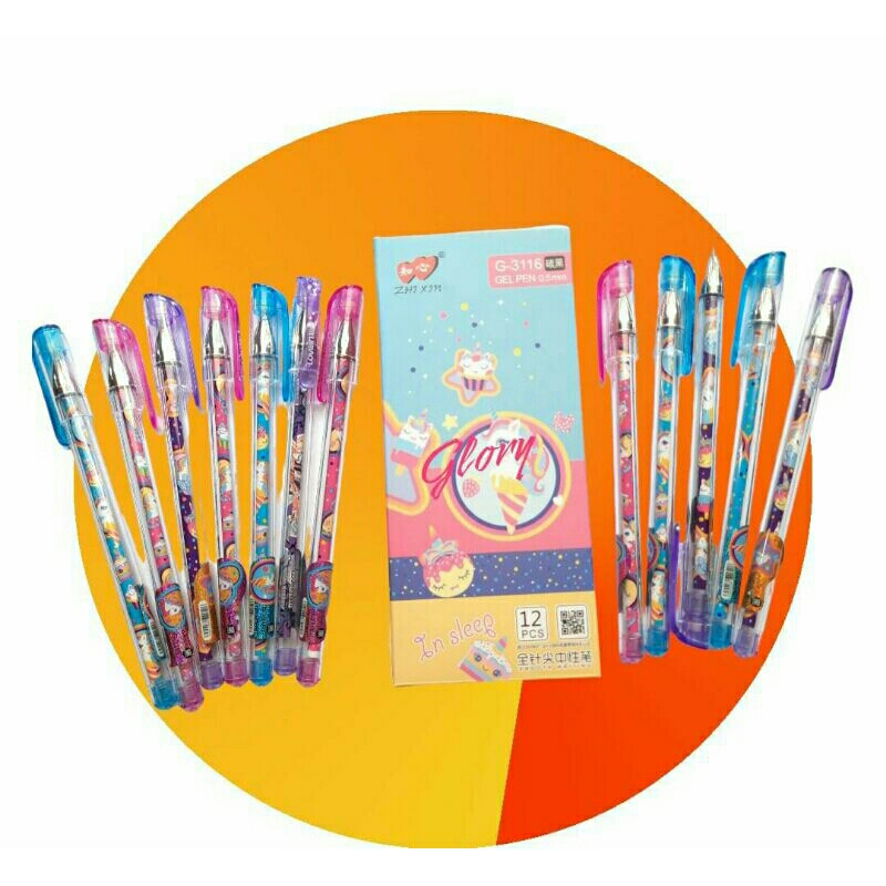 

Gel Pen Zhixin / Pena / Ballpoint Gel 0.5mm Zhixin
