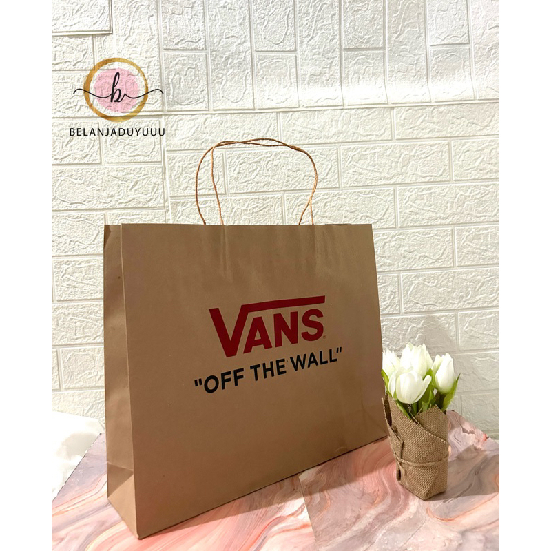 Paper Bag VANS Ukuran Besar  (READY STOCK JKT )