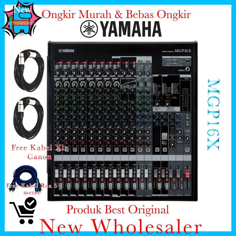 Mixer Yamaha MGp16x Original 16 channel Mgp 16 X garansi 1 tahun