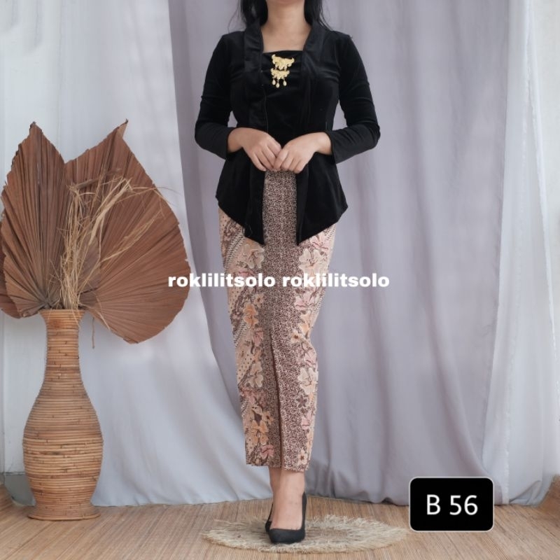 Rok span batik  Rok span belahan depan Rok batik kondangan Rok batik foil premium / Bawahan kondangan / Rok batik