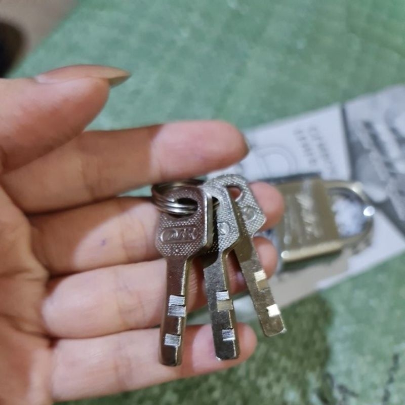 Gembok Chrome Croom ukuran 30 40 50 60 mm Leher Pendek Gembok Pagar