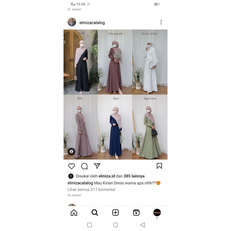 Kinan dress elmiza titipam