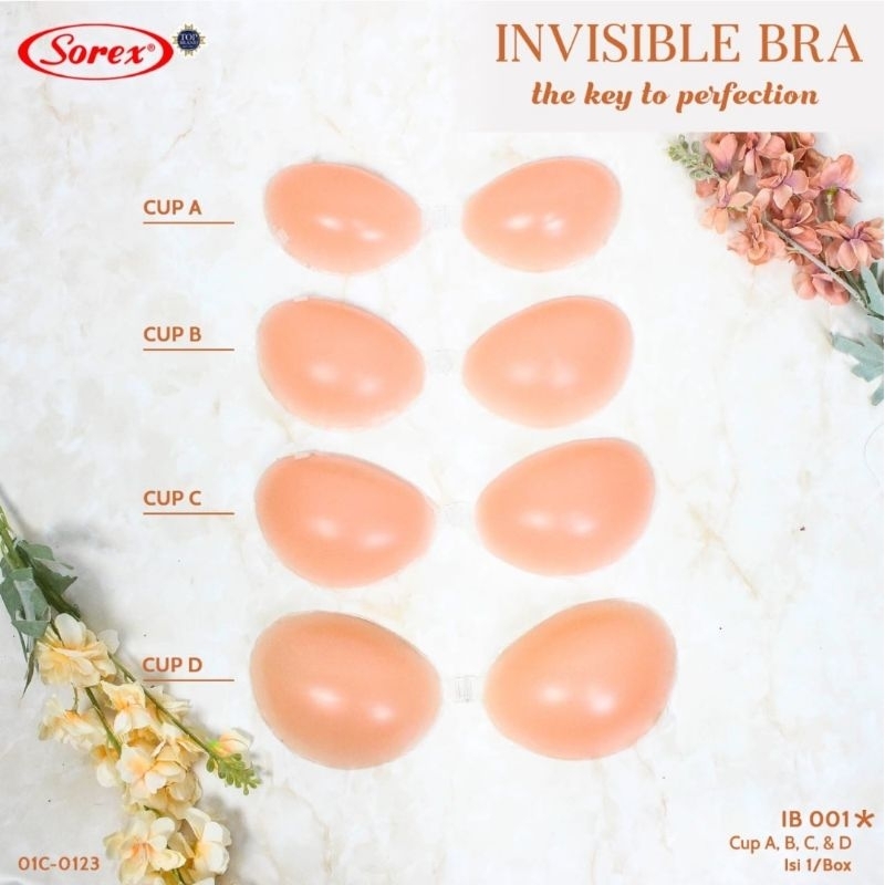 Sorex Invisible Bra Tanpa tali BH tempel IB001