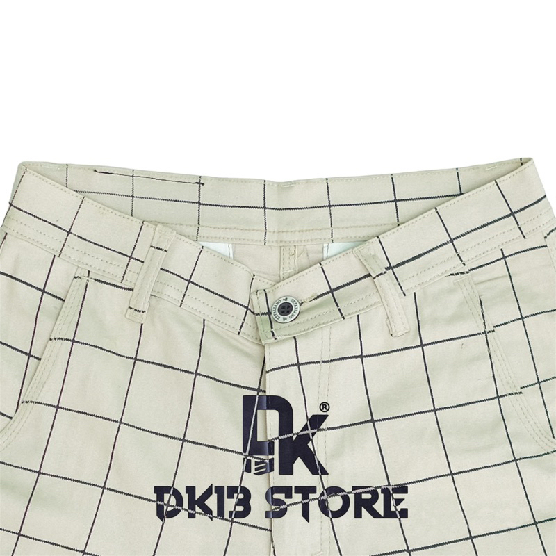 Celana Tartan Pendek Pria Motif Kotak Size 28-38 By DK13 STORE