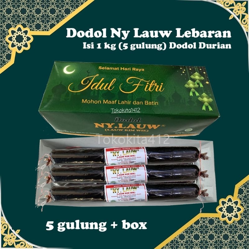 Dodol Ny Lauw Hampers Lebaran 1 kg Idul Fitri