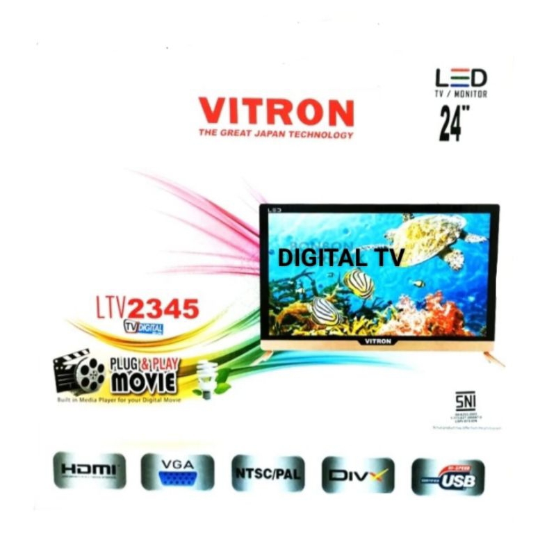 LED TV VITRON LTV 2345 DIGITAL TV [ 24 INCH ]