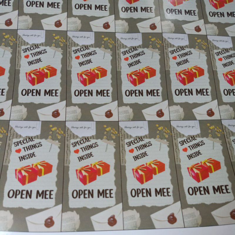 

Stiker segel Open mee Ecer dikrim random