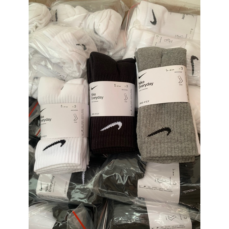 Nike Everyday Cushioned Crew Socks (Kaos Kaki Nike) Original Resmi