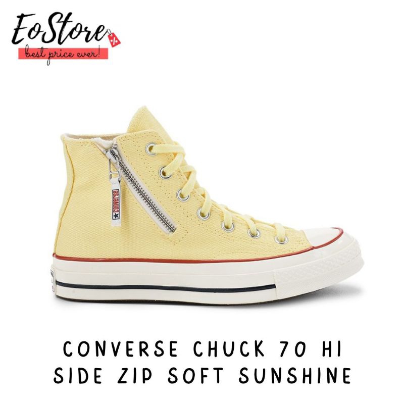 Converse Chuck 70 Hi Side Zip Soft Sunshine A00745C