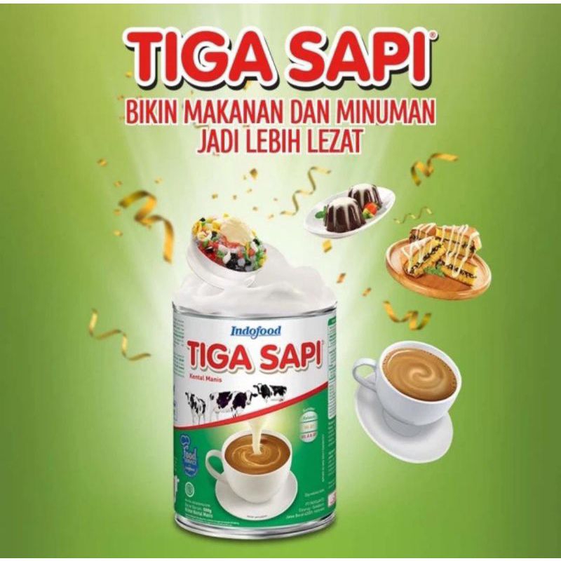 

Tiga Sapi Kental Manis Putih Kaleng 490gr