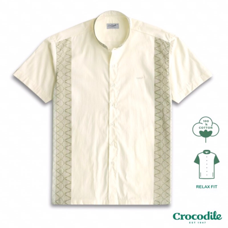 "BIG SALE" Baju Koko Muslim Kemeja Crocodile 0958