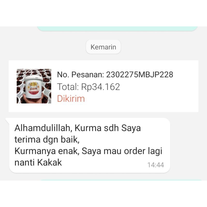 KURMA ALQOSIM KURMA EMBER  PREMIUM BERAT 500GRAM