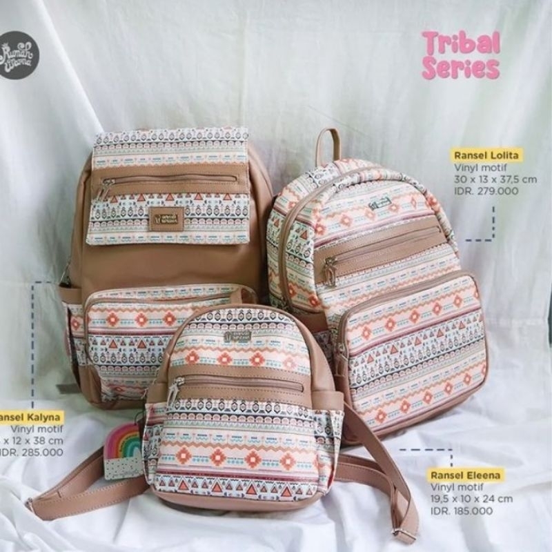 Tas Ransel Rumah Warna Tribal Series