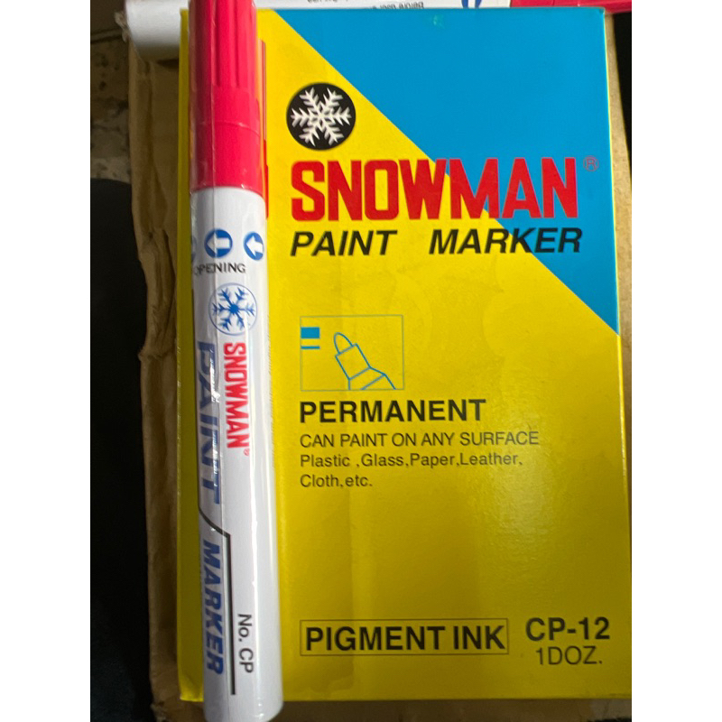 

Paint Marker Snowman