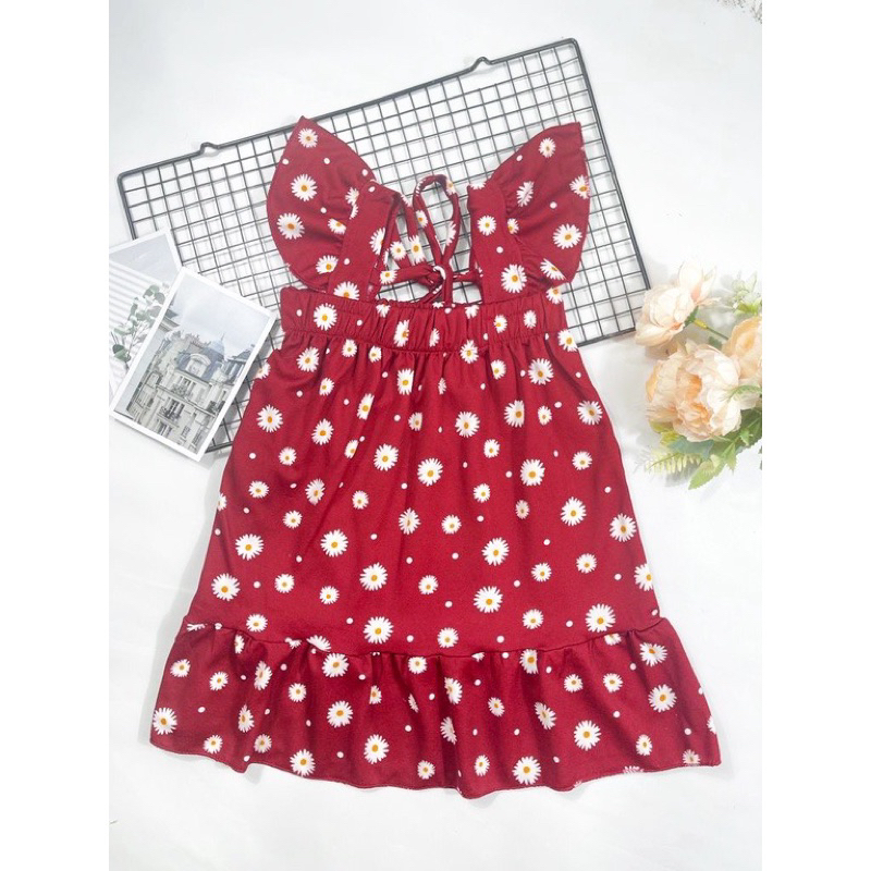 Dress Anak Syabela Daisy Anak Perempuan 1-3 Tahun