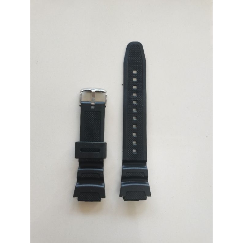 strap jam Tangan Casio SGW-300  SGW-400 Tali Jam Rubber Strap Karet SGW 300 400