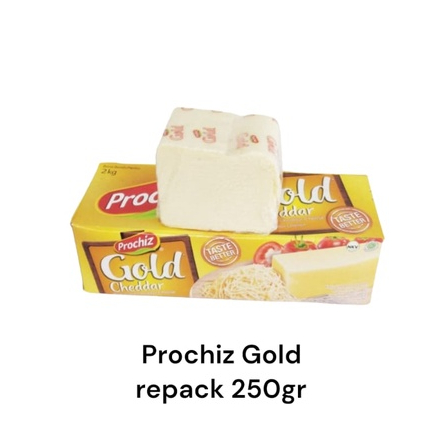 

Keju PROCHIZ GOLD kurleb 250gr Cheddar parut