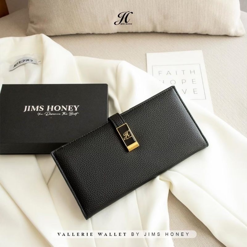 VALLERIE WALLET JIMS HONEY ORI DOMPET TIPIS PANJANG WANITA IMPOR FASHION CEWEK KOREA TEMPAT KARTU MINIMALIS