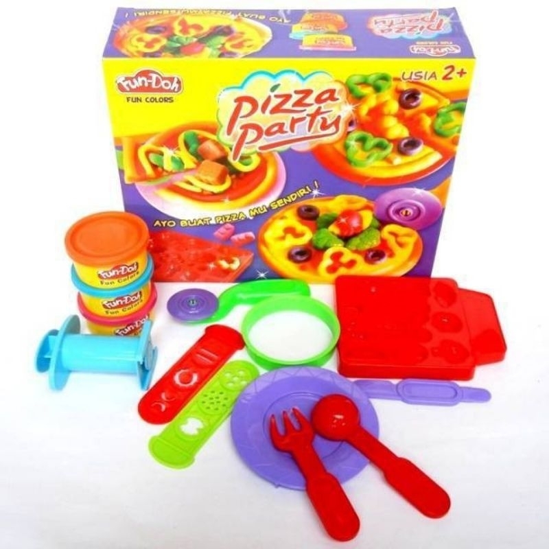 FUN DOH PIZZA PARTY / MAINAN EDUKASI ANAK