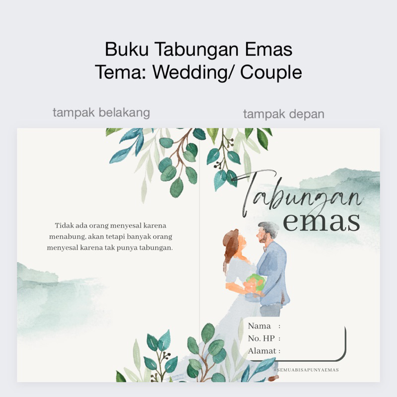 

BUKU TABUNGAN EMAS - BUKU TABUNGAN MINIGOLD