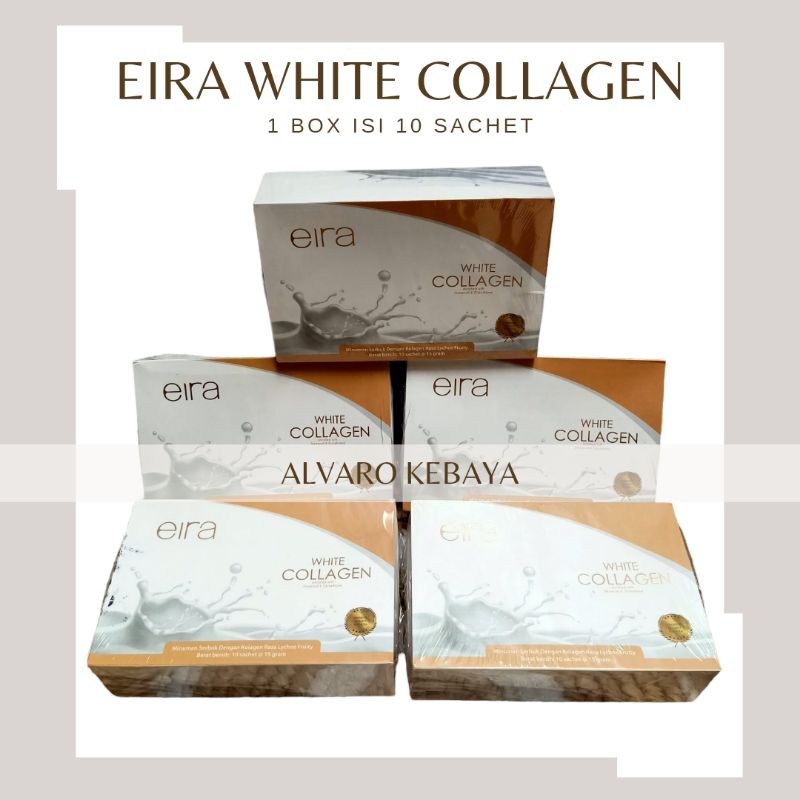 Eira white collagen drink with steamcell ( 1 box isi 10 sachet) by Susan barbie