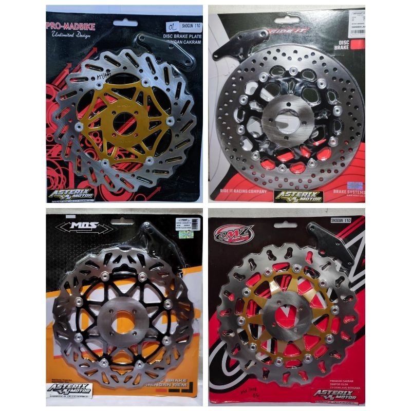 Piringan Cakram Lebar Shogun 110.Satria 2 tak,Disk Lebar 300mm Daytona Ride it sonwlake Psm