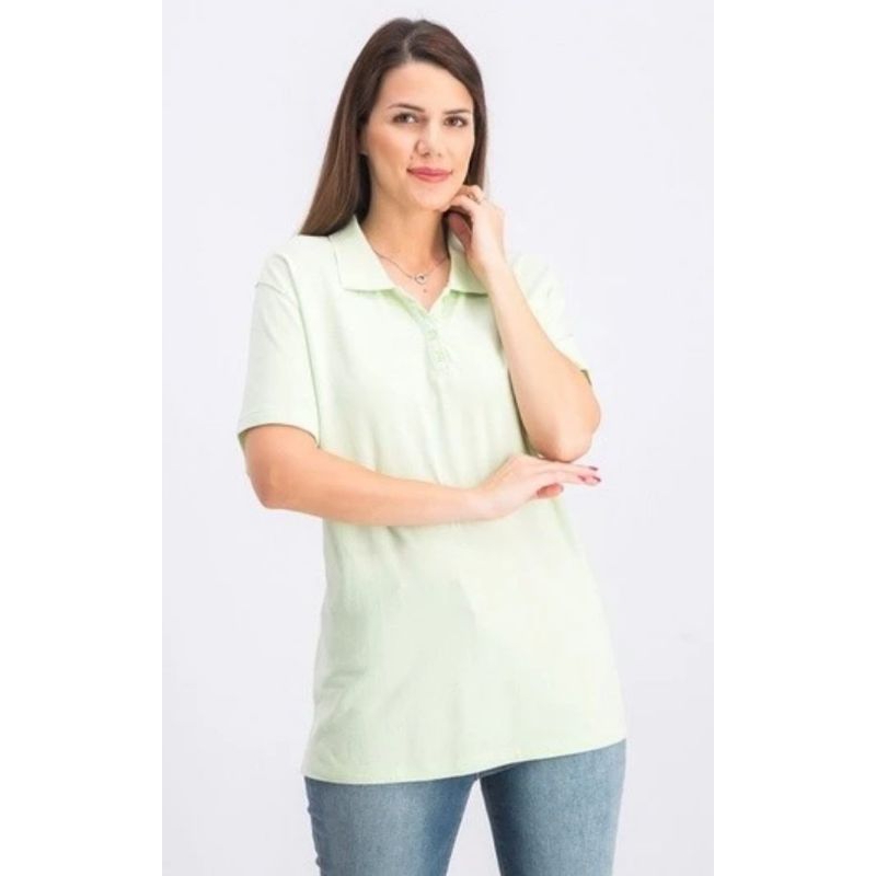KAREN SCOTT plus size pique Polo