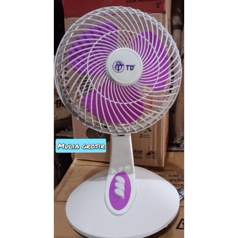 Desk Fan Td 8 inch / Kipas Angin Meja Td 8 inch Kipas Meja 8inch