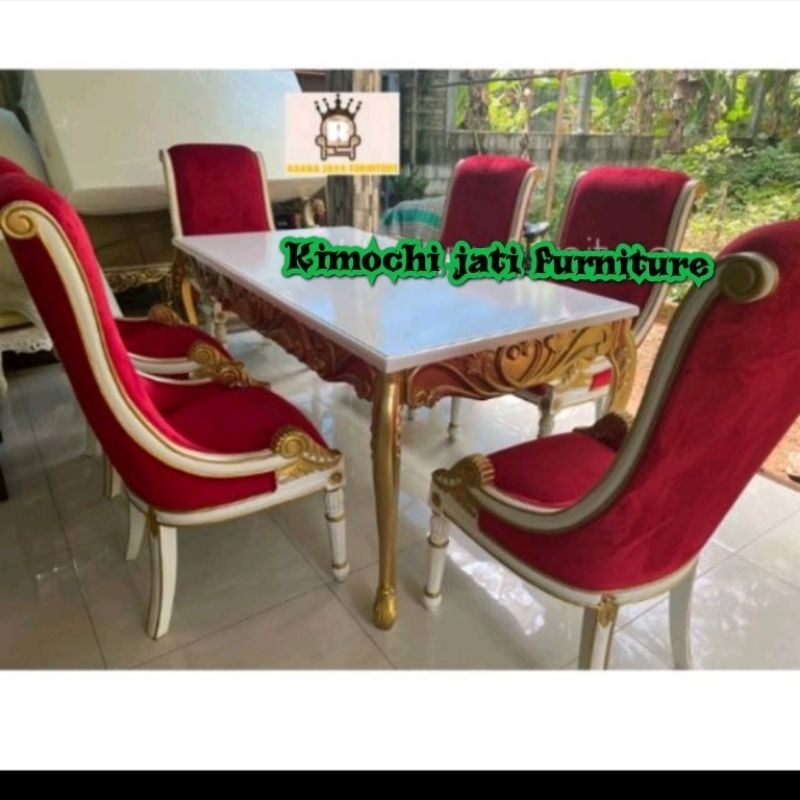 Meja makan jok meja makan sofa kursi makan minimalis kursi makan jok jati mebel jepara
