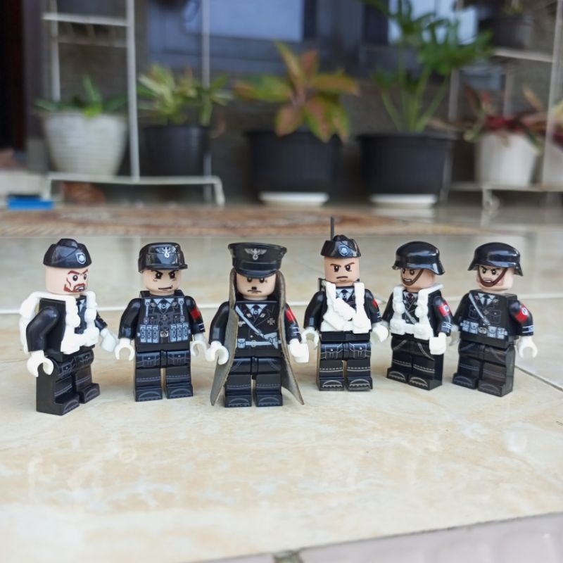 Lego Minifigure ww2 Jerman Waffen SS