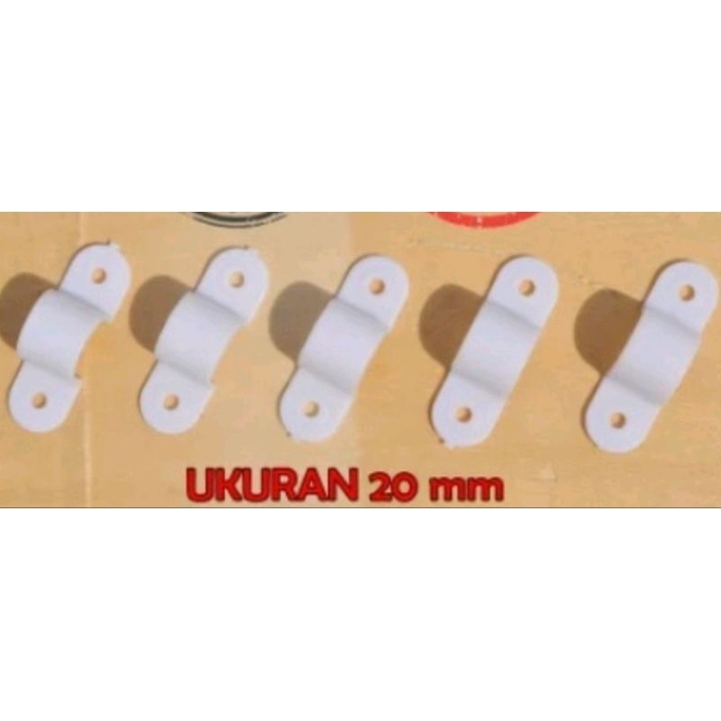 Klem pipa conduit / klem pipa listrik 20mm