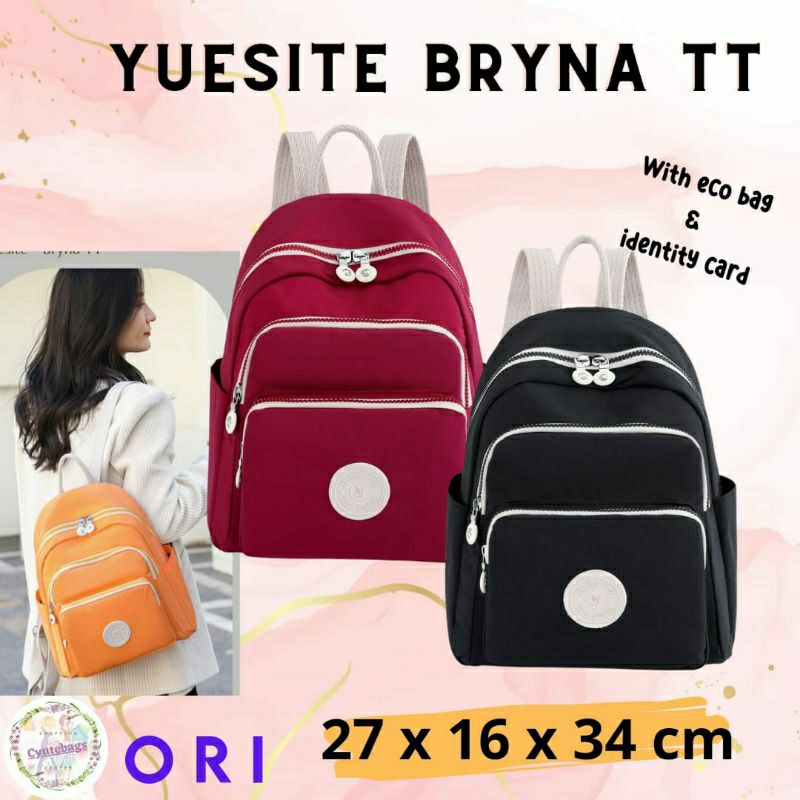 TAS RANSEL WANITA YUESITE BRYNA ORI MEDIUM BACKPACK