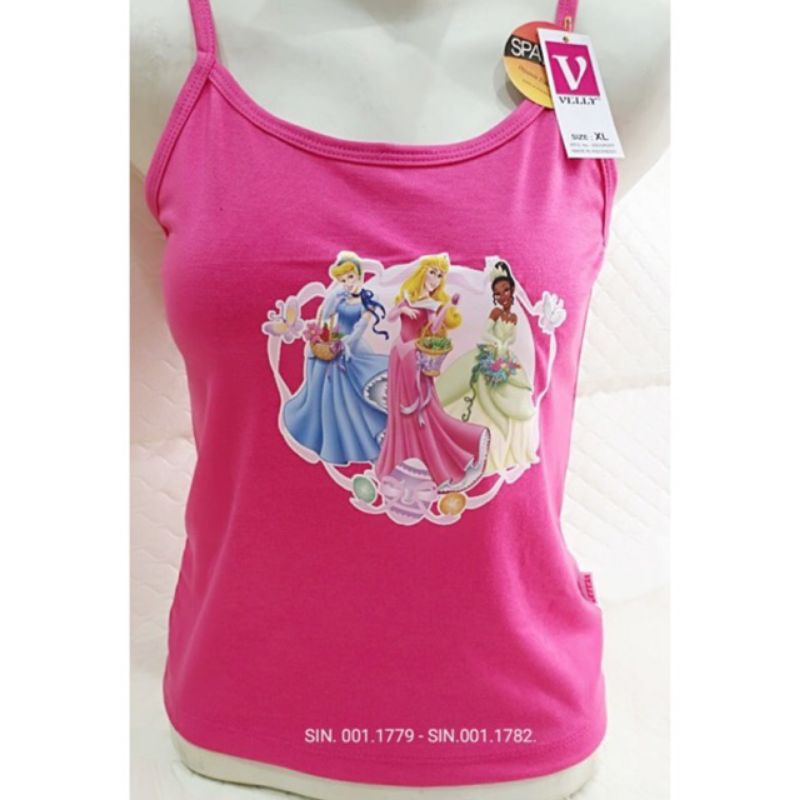 Singlet anak perempuan umur 4 - 15 tahun isi 3pcs | Kaos dalem anak cewek streat | Tang top anak cewek