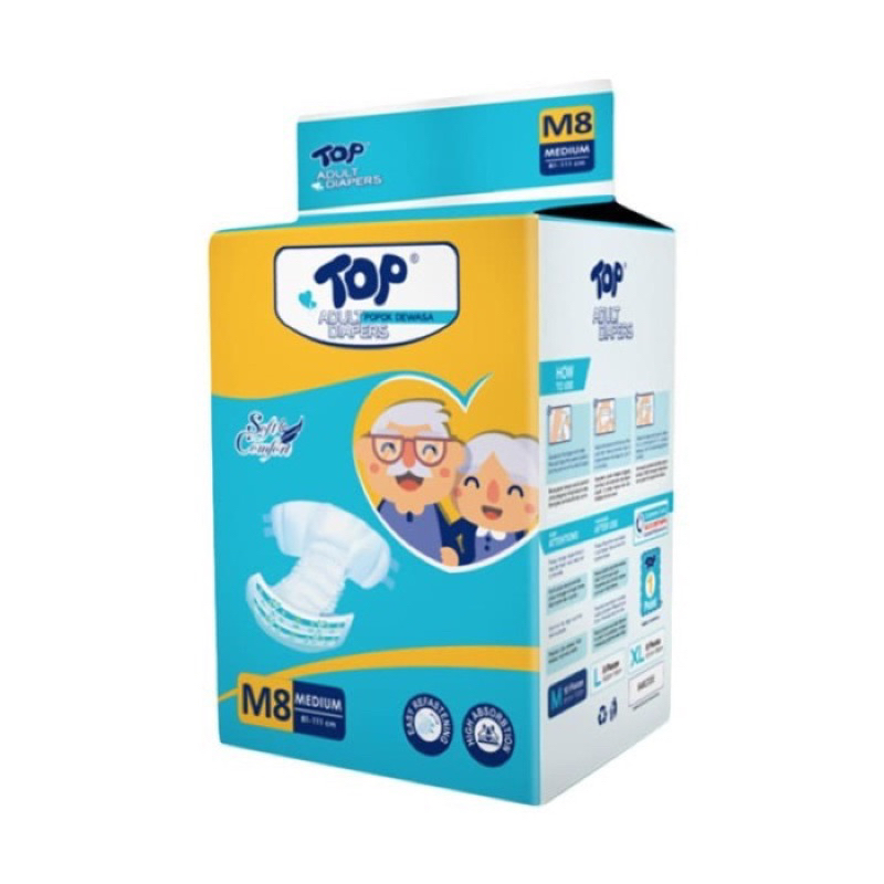 Top Popok Dewasa Perekat M8/L7
