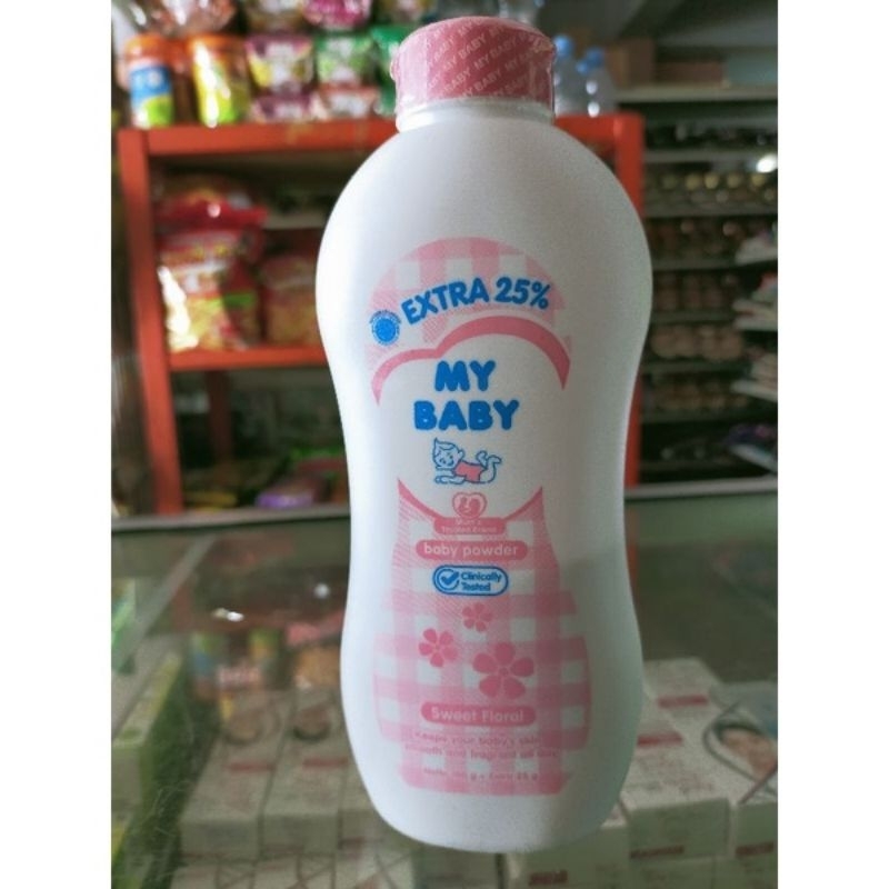 bedak my baby / my baby powder 100gr + 25gr (varian random)