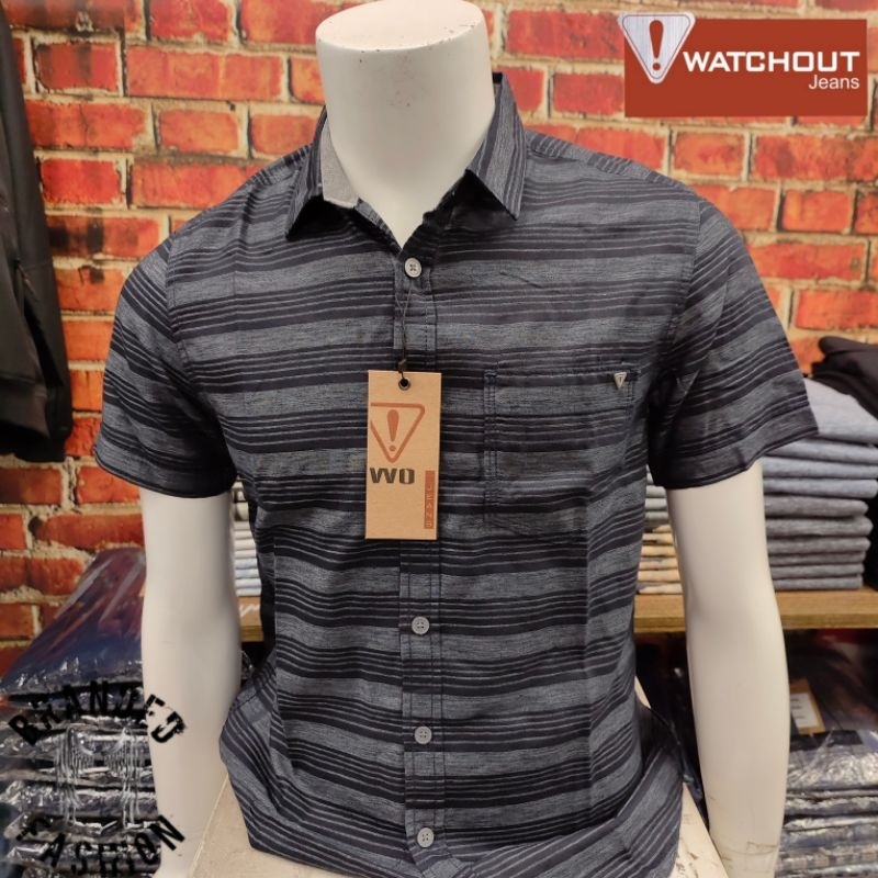 WATCHOUT JEANS BIPSP KEMEJA LENGAN PENDEK JS502260127 NAVY