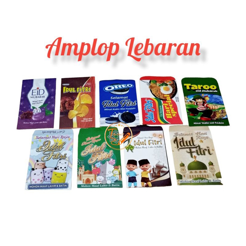 

Amplop lebaran isi 100pcs amplop karakter amplop snack