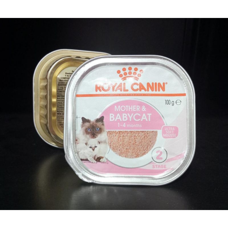 royal canin mother babycat wet 100gram rc baby cat makanan kucing