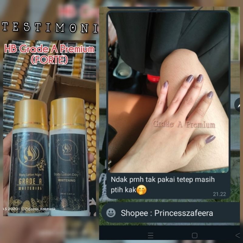 [FORTE] HB grade A premium anti streachmark dosis FORTE ORI kode PREMIUM | lotion pemutih Whitening booster | elsa KODE PREM | PREMIUM WHITENING BADAN