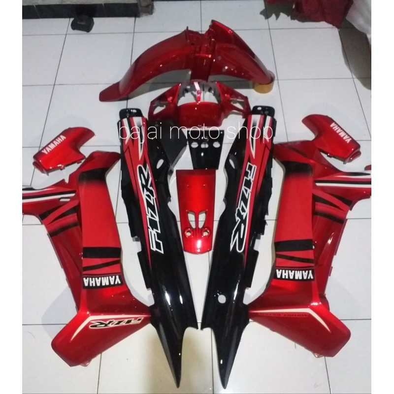 cover Body Full Set Fizr F1zr Full set Merah Hitam Cover Body Yamaha Fizr F1zr Halus Merah