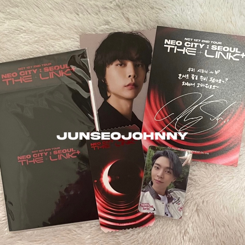 pc photocard nct johnny ar ticket the link+ set