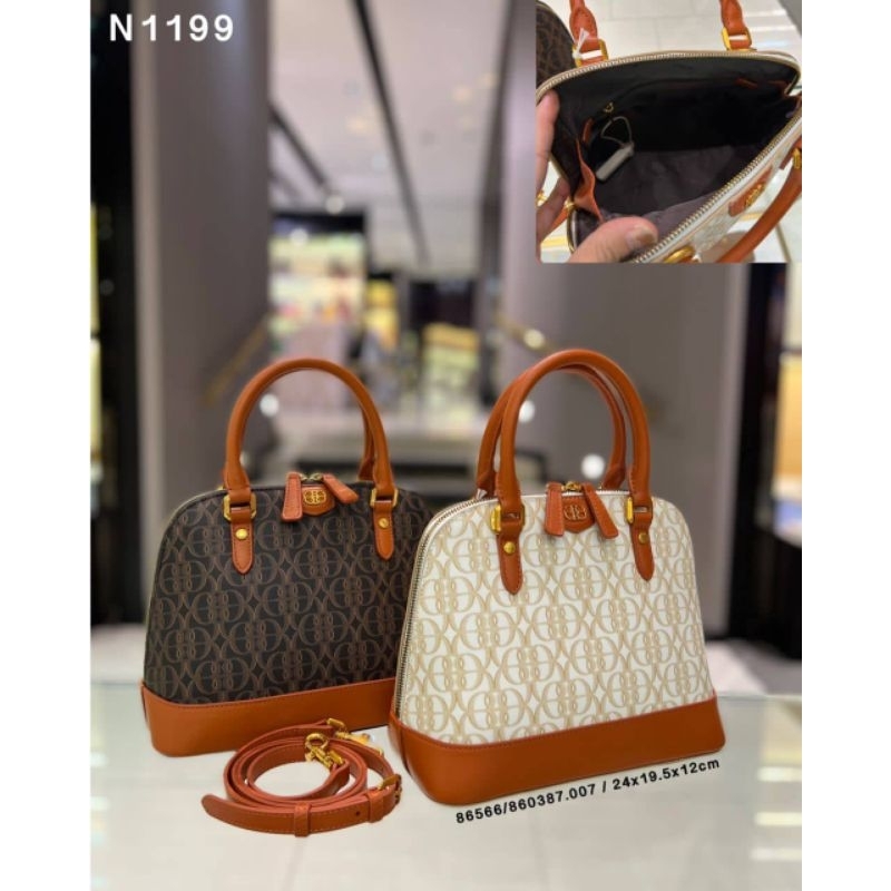 tas bonia original sling bag alma monogram la luna