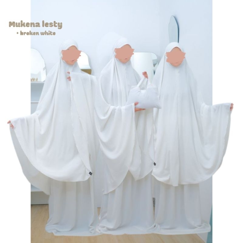 MUKENA LESTY 3 in 1 / MUKENAH DEWASA RESLETING DAGU/ MUKENAH JUMBO / MUKENA CRINKLE AIRFLOW/ MUKENAH POLOS BY UKHIJAB