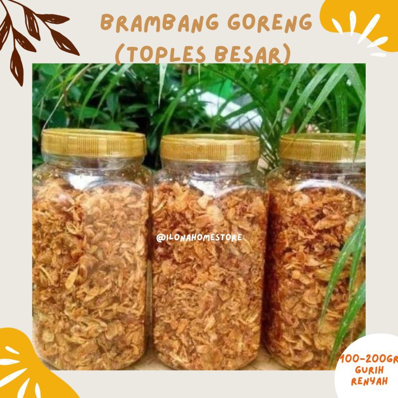 

BRAMBANG GORENG TOPLES • BRAMBANG GORENG RENYAH