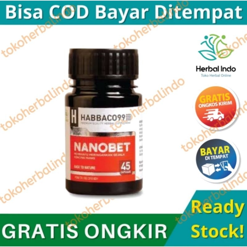 Habbaco99 - Nanobet Suplemen Herbal Penurun Gula Darah Diabetes 45 Kapsul