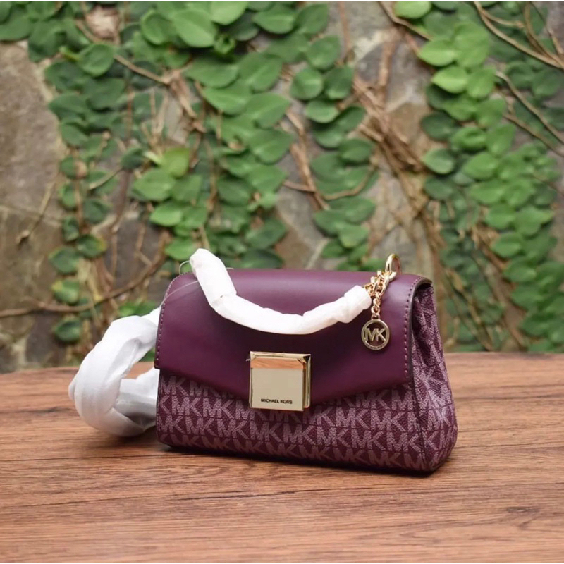 MK LITA SMALL XBODY BORDEUX MULTI
