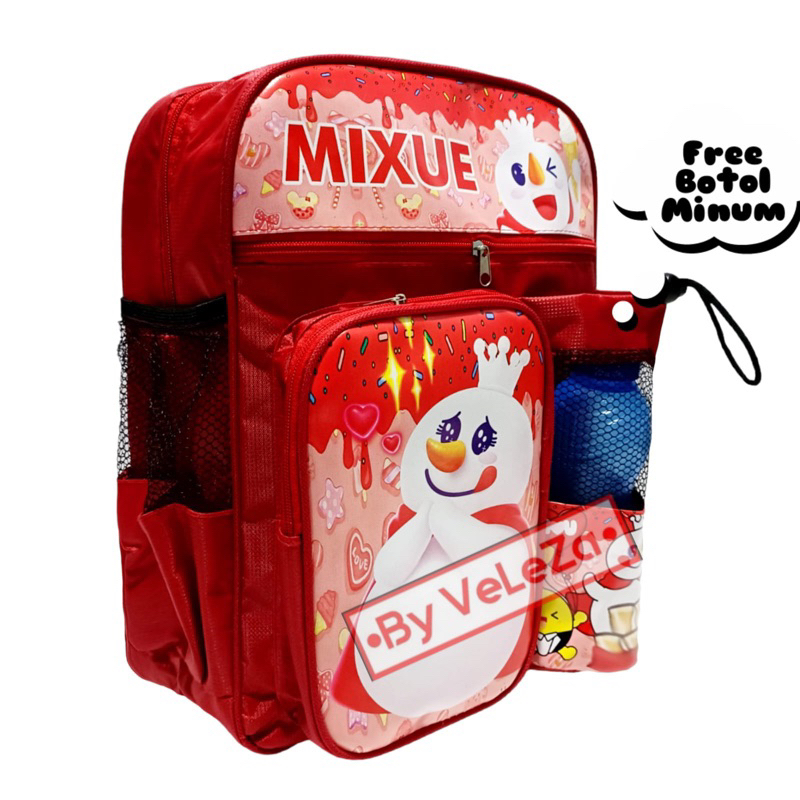 tas ransel mixue gratis botol minum